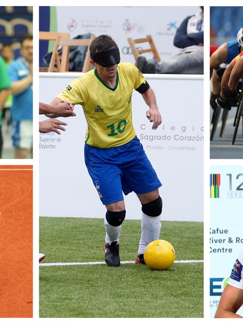 five Para athletes competing at their sports