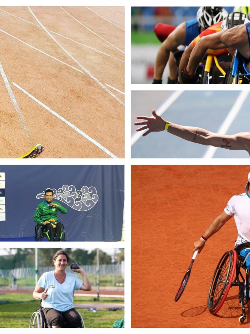 eight Para athletes competing at their sports