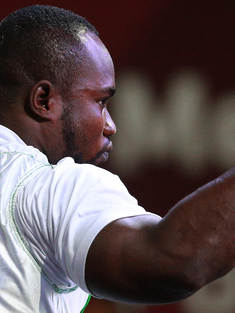 male powerlifter Roland Ezuruike