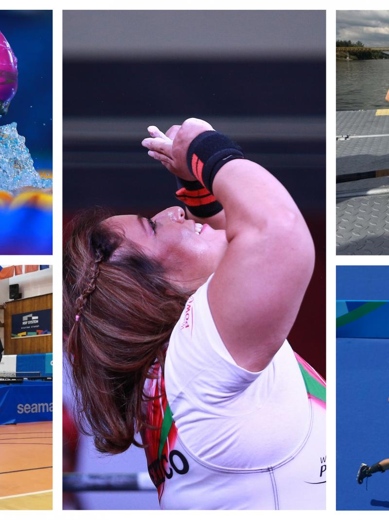 five Americas Para athletes competing at their sports