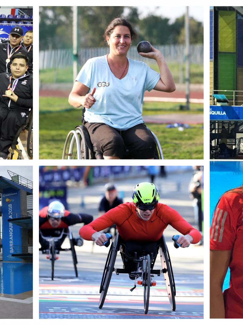 five Para athletes competing in Para sports