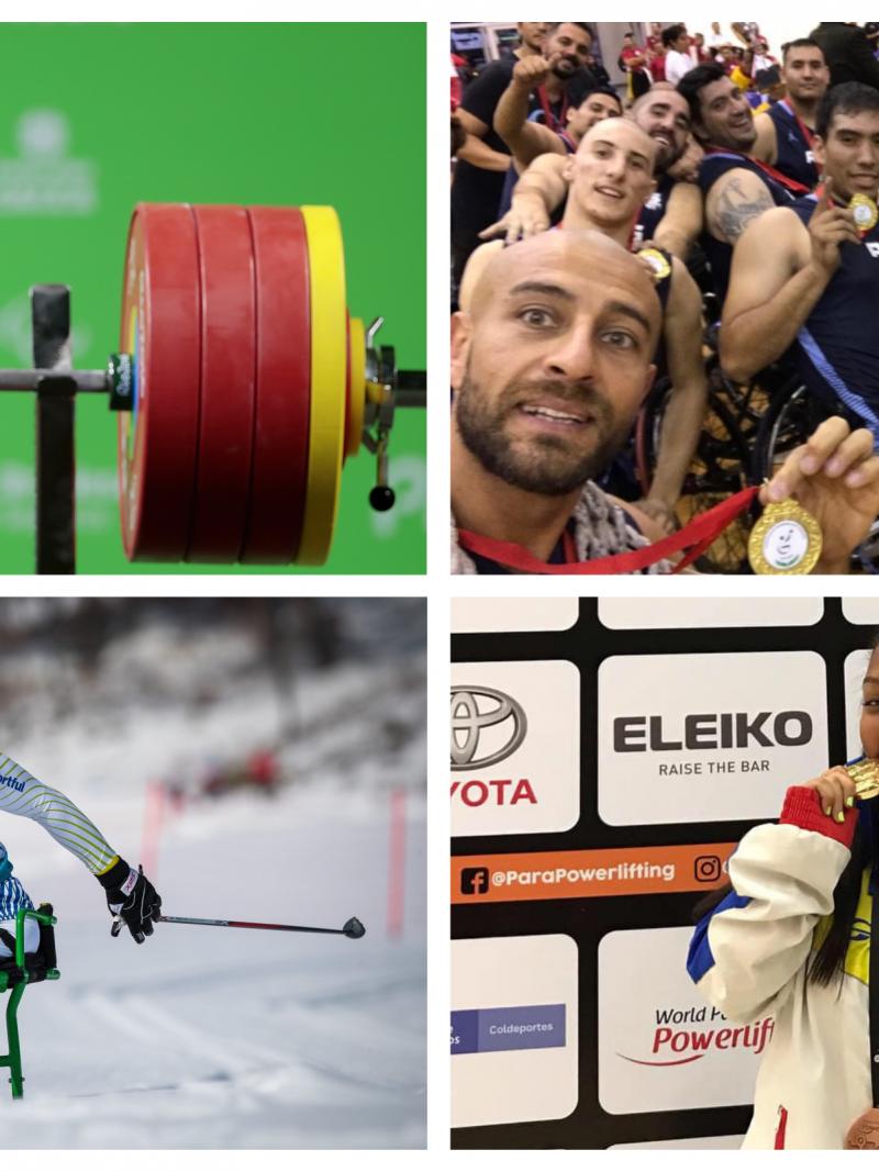 four Americas Para athletes competing in powerlifting, Nordic skiing and wheelchair basketball