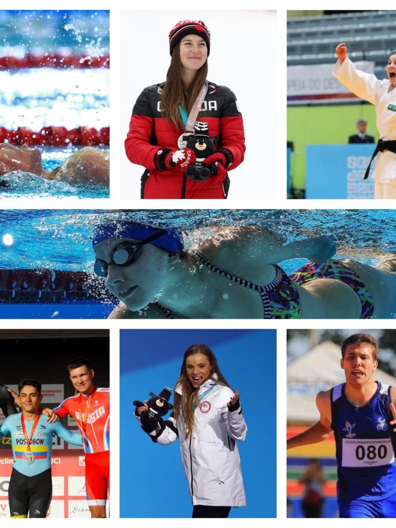 twelve Para athletes from the Americas competing in their sports
