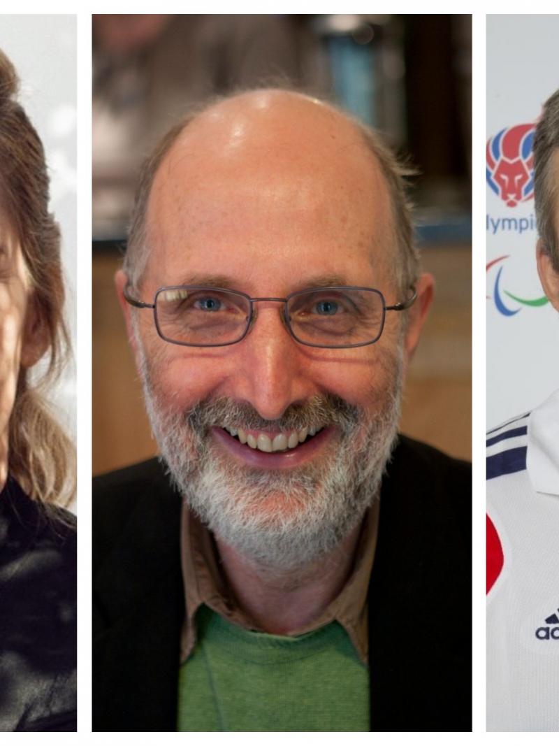 Headshots of three keynote speakers for VISTA 2019