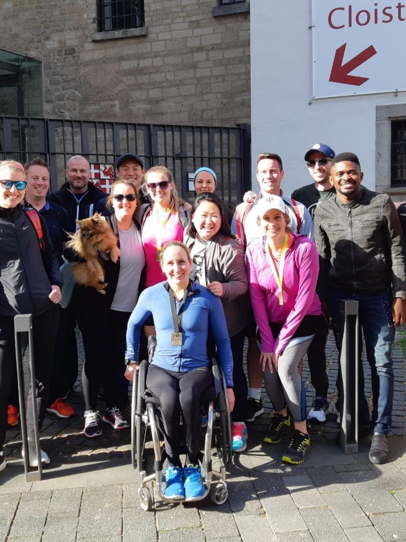 Group photo of IPC staff posing