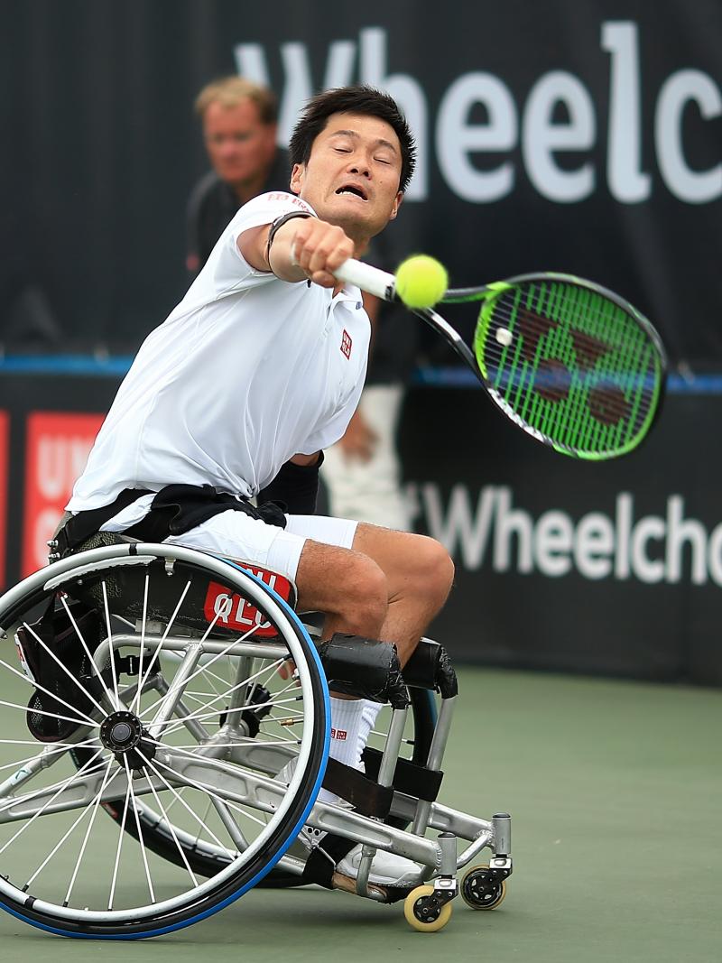 Japanese wheelchair tennis player Shingo Kunieda