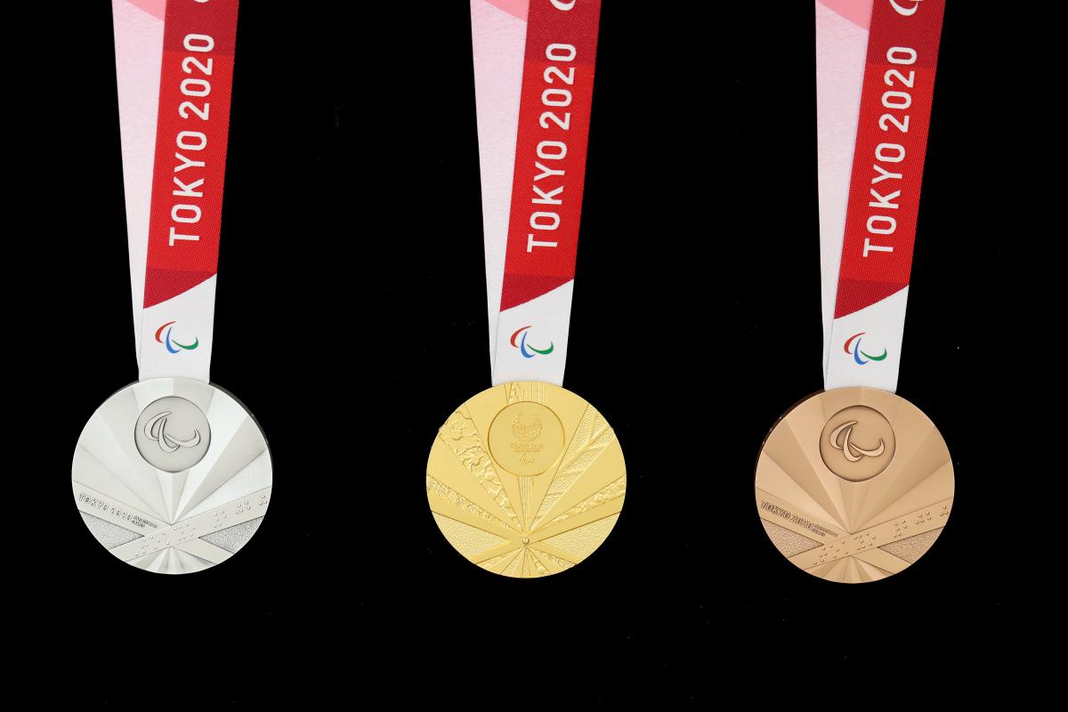 The medals for the Tokyo 2020 Paralympic Games