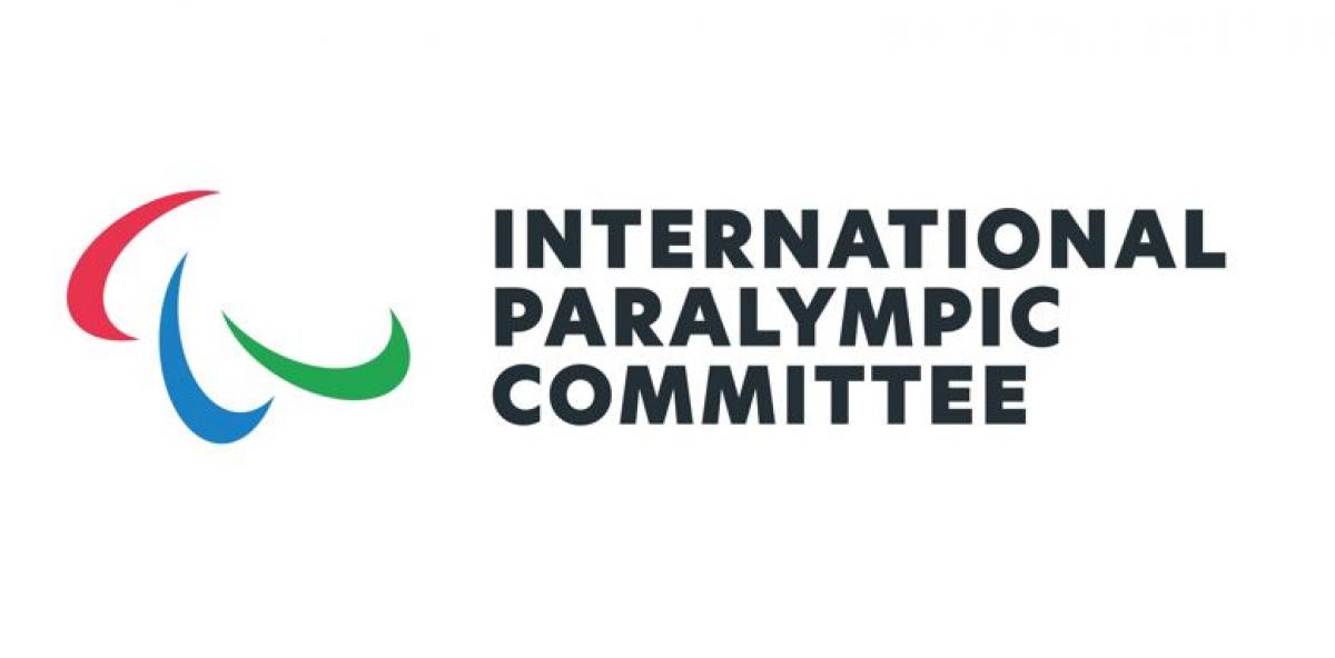 The three Agitos in the new International Paralympic Committee logo