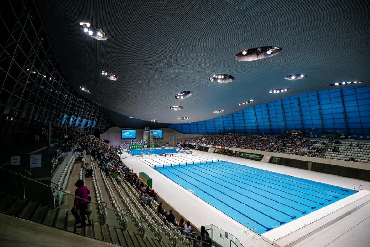 London Aquatics Centre inside