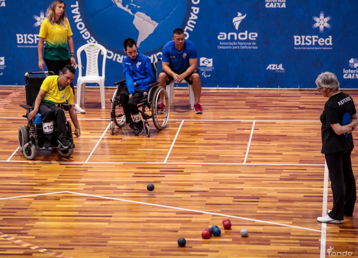 Action from the 2019 Boccia America Regional Championships in Sao Paulo, Brazil. Picture: Organisers