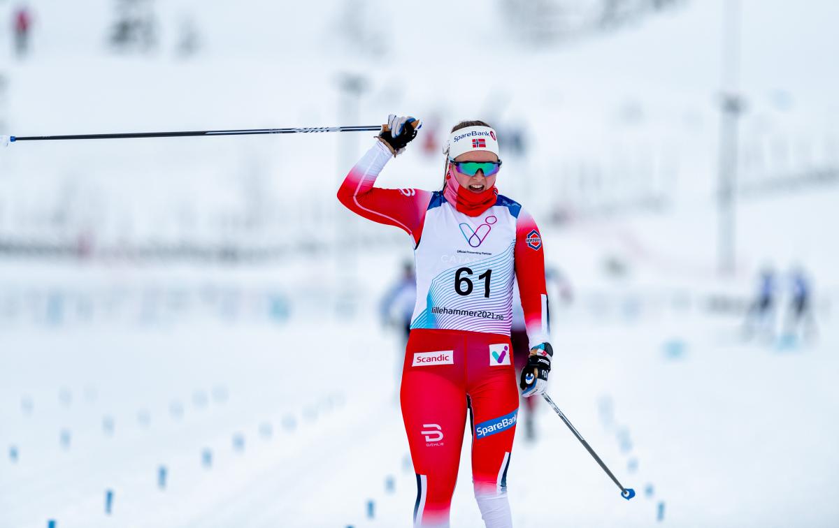  Norwegian standing skier Vilde Nielsen 