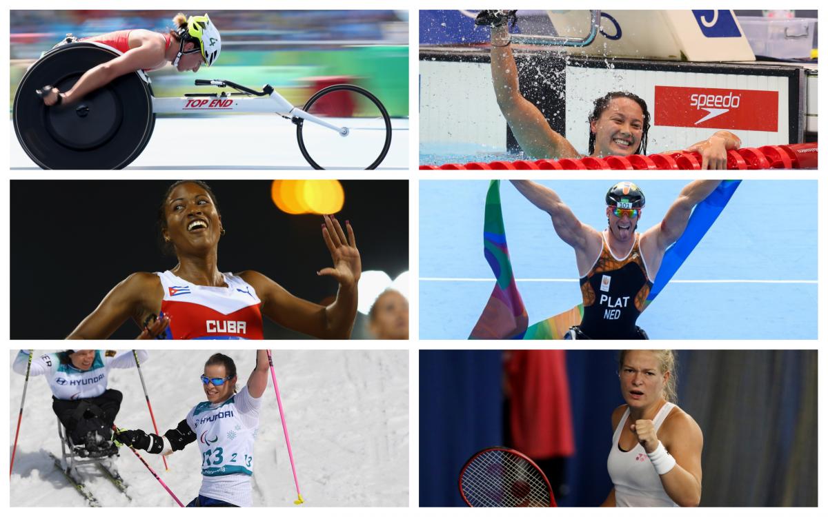 Photos of the six Para athletes nominated for the Sportsperson of the Year with a Disability Award