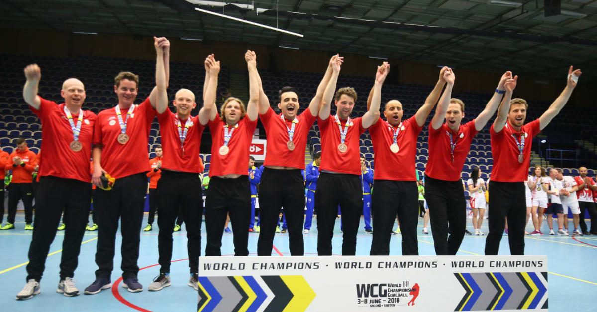 Belgium's Men's Goalball team