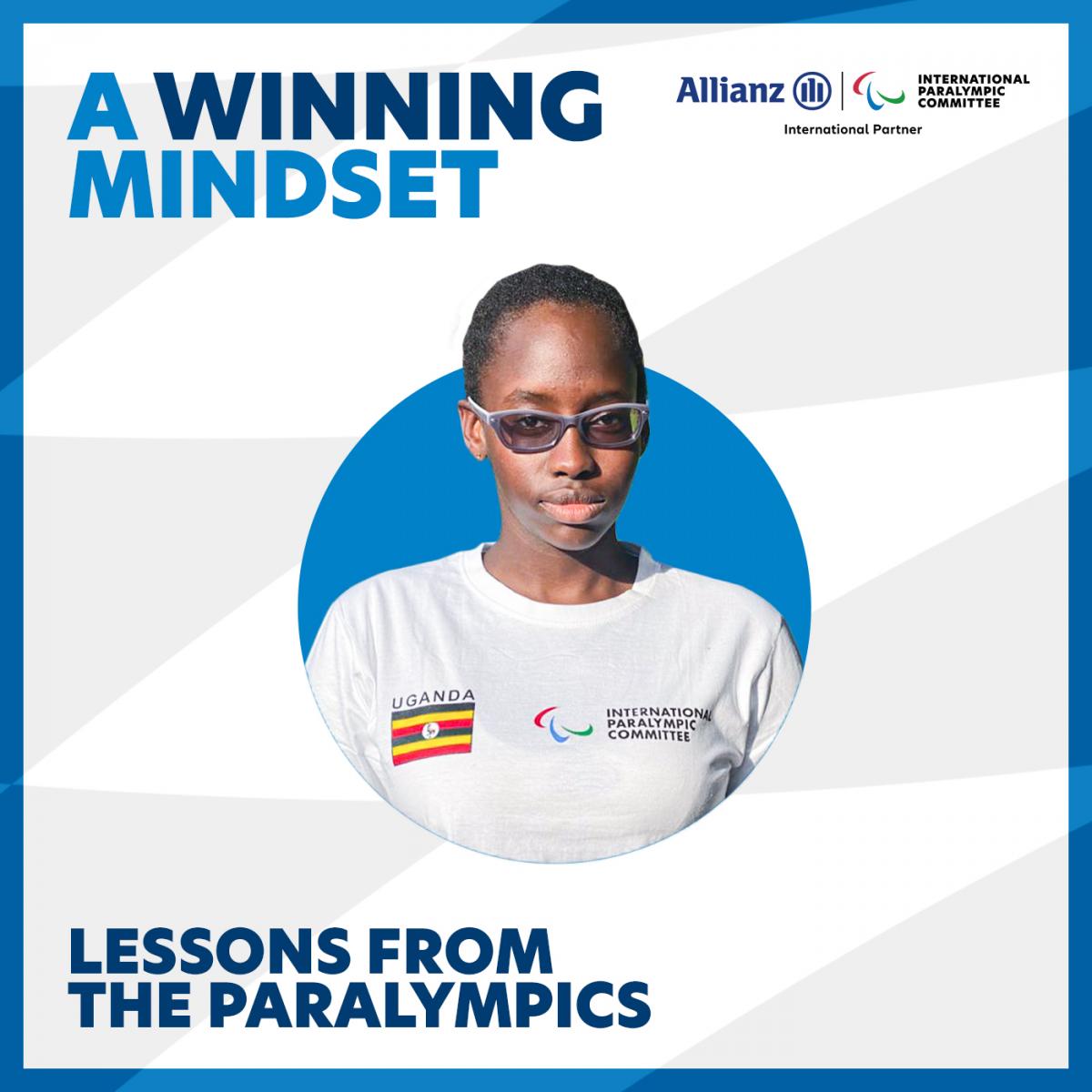 Sponsored graphic with Ugandan woman