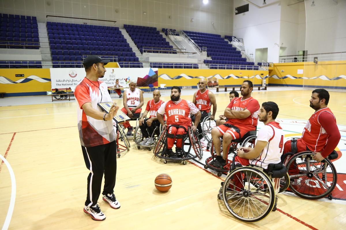 Bahrain wheelchair basketball team