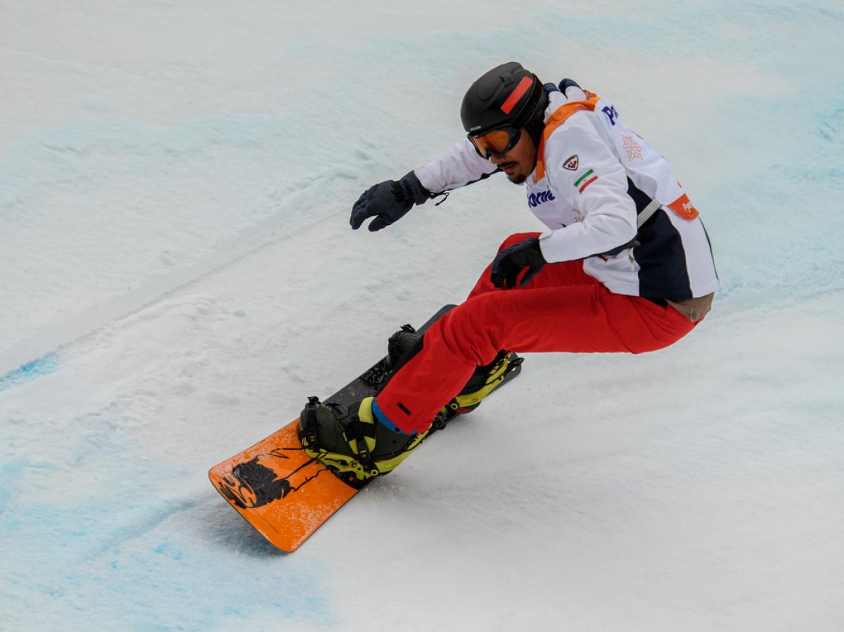 Puriya Khaliltash competing at PyeongChang 2018