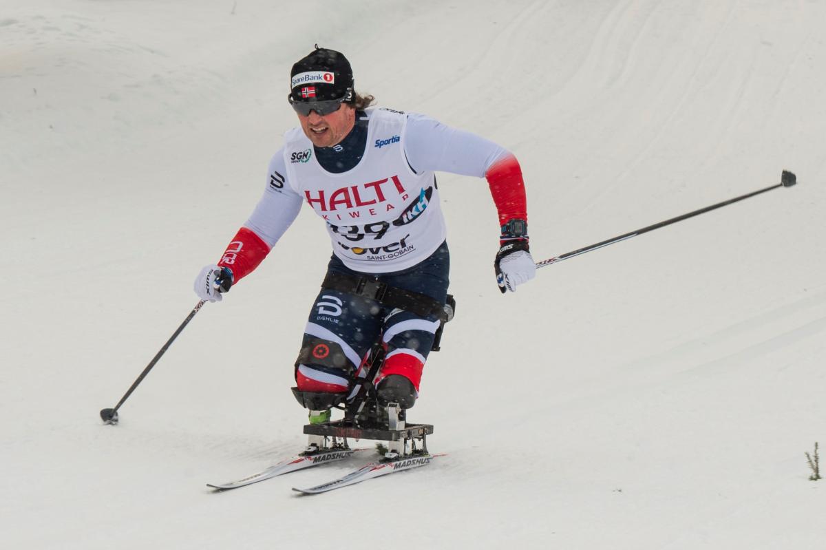 Photo Norwegian skier Trygve Larsen.