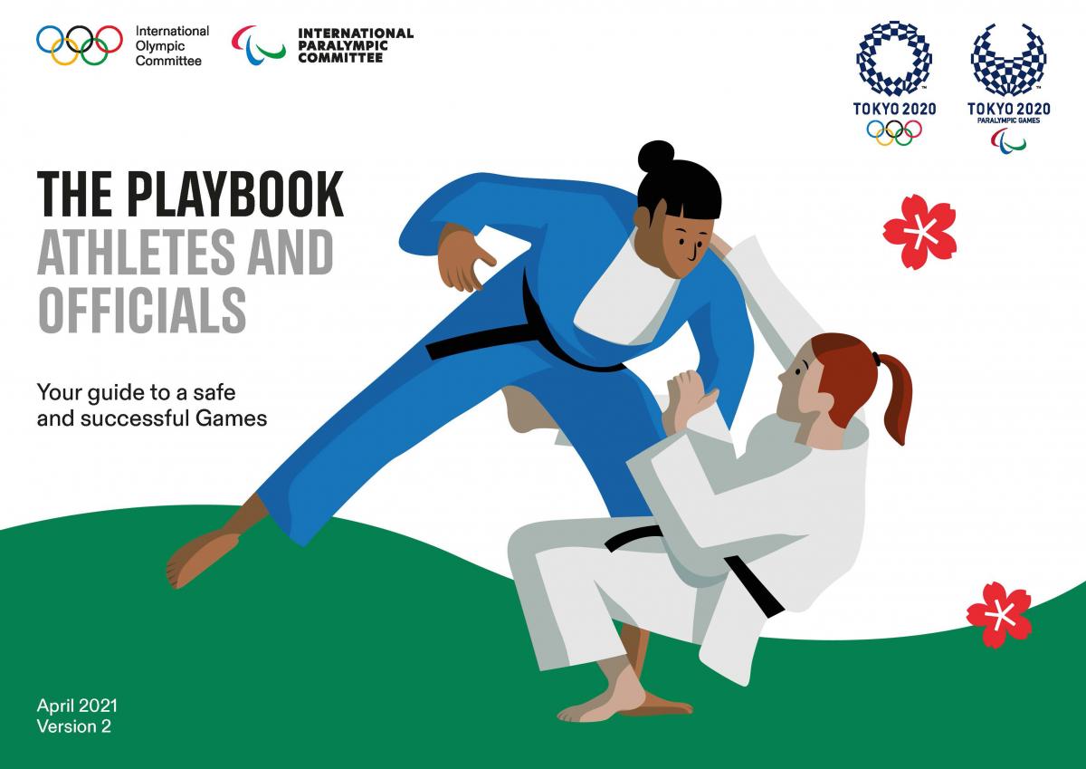 Cover of the Tokyo 2020 Playbooks - Athletes and officials