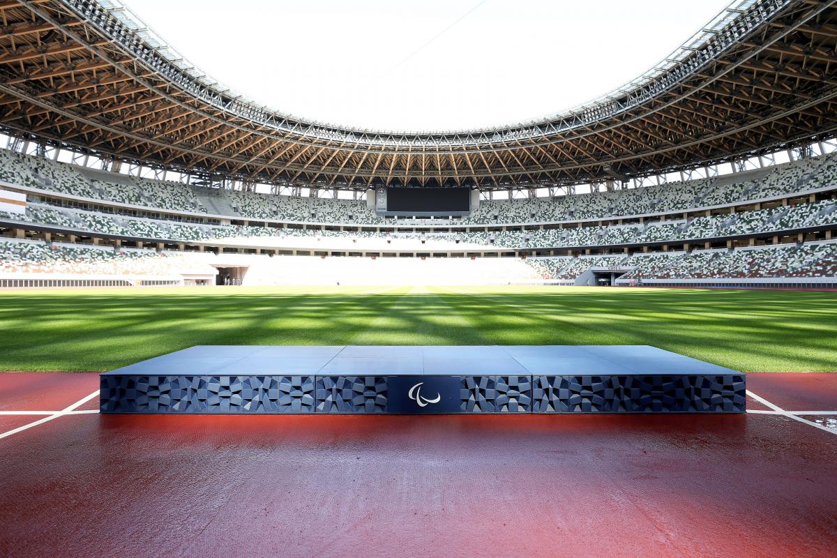 Tokyo 2020 Victory ceremony podium unveiling