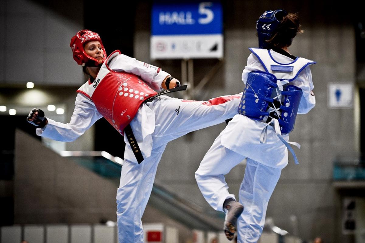Lisa Gjessing of Denmark in action