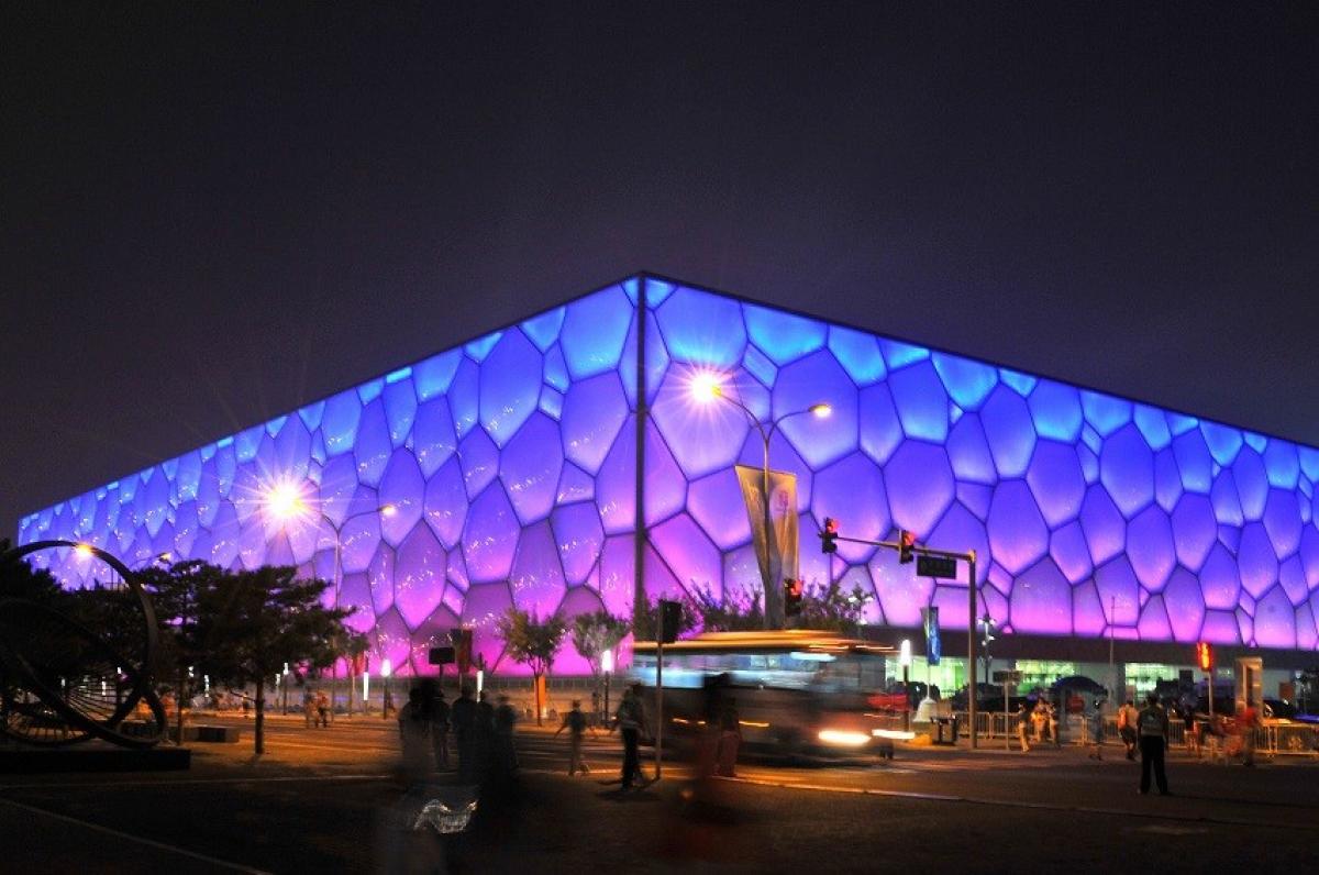 Photo of the Water Cube