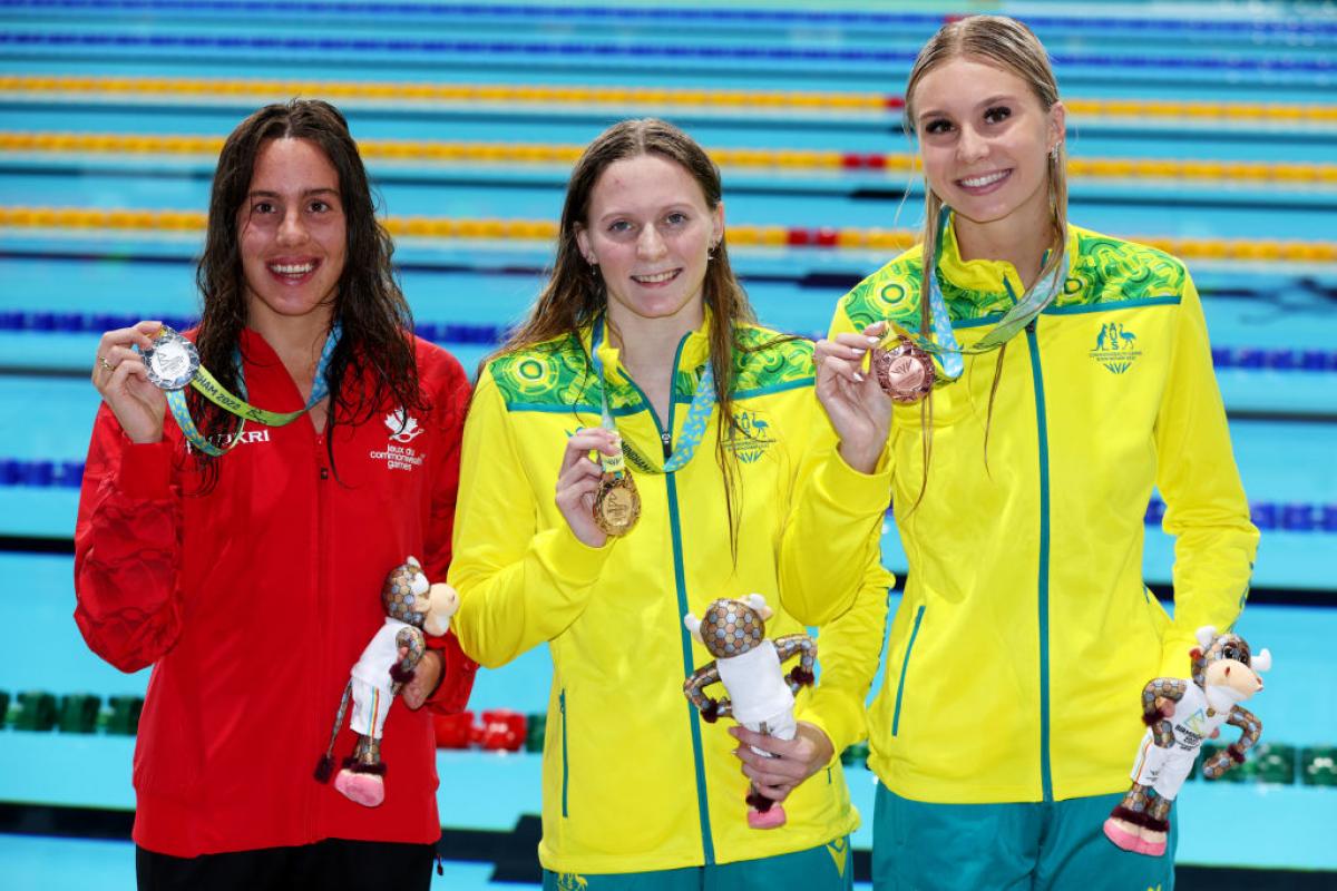 Medallists for women's 200m individual medley SM10