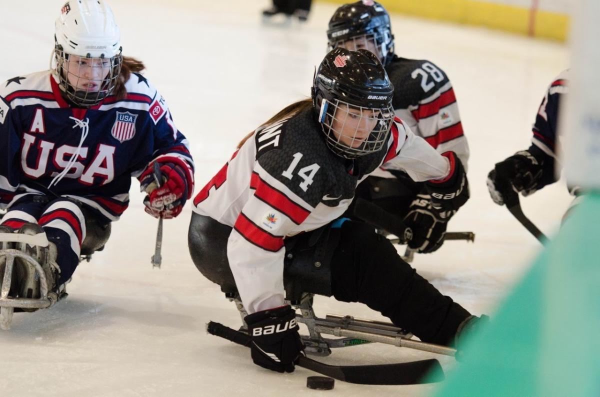 Raphaelle Tousignant is the first Canadian woman to play alongside men at the national level.