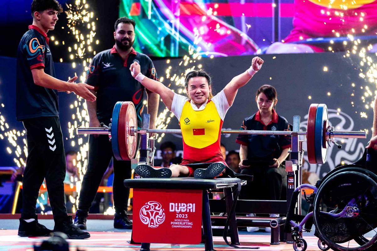 Tokyo 2020 Paralympic champion Guo Lingling