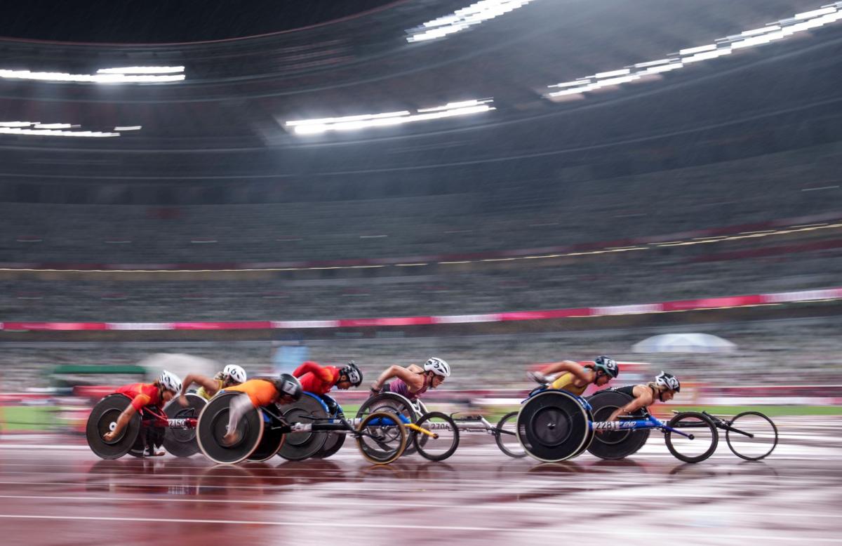 Seven female wheelchair racers compete at Tokyo 2020