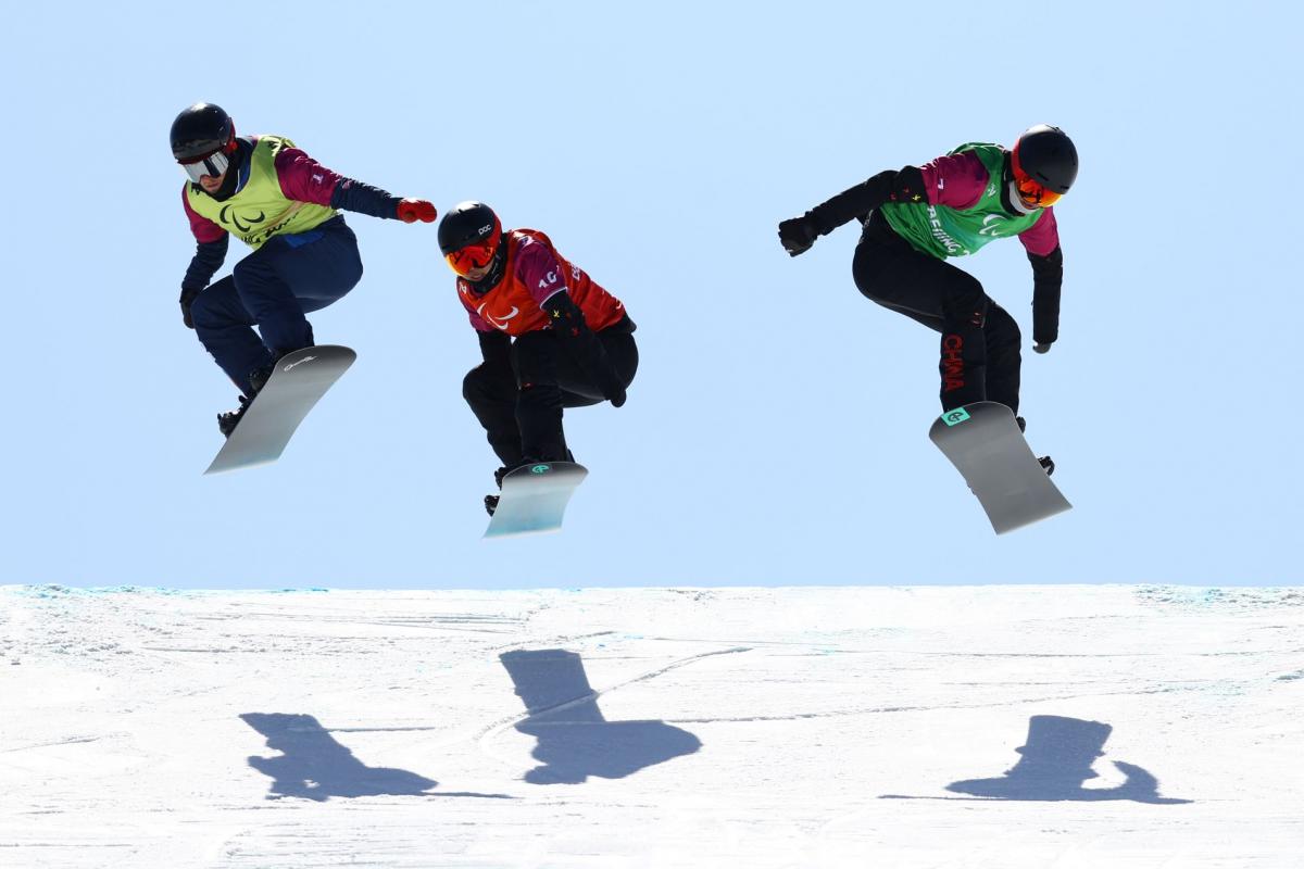 Three Para snowboard athletes are competing at the Beijing 2022 Paralympic Winter Games