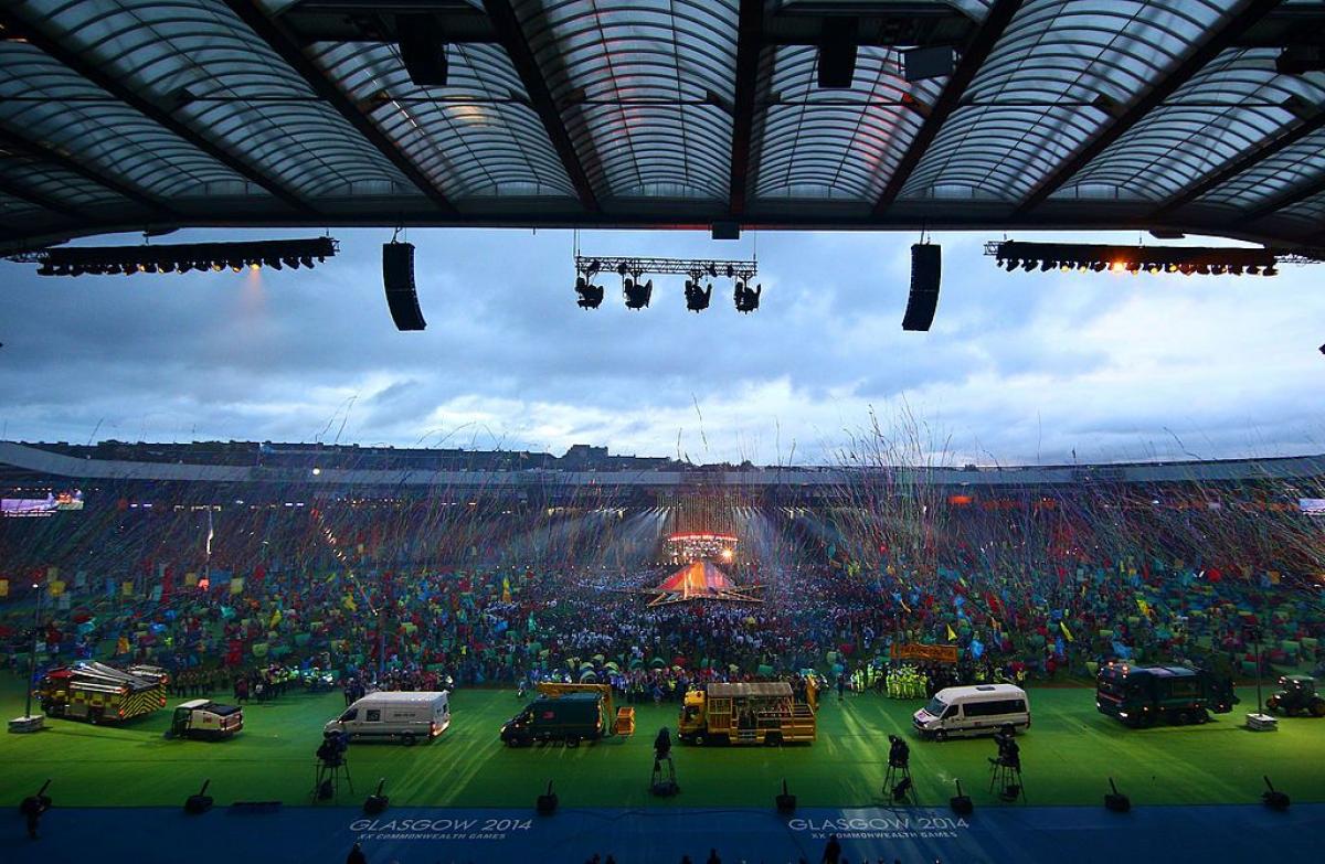 A wide image of an outdoor venue