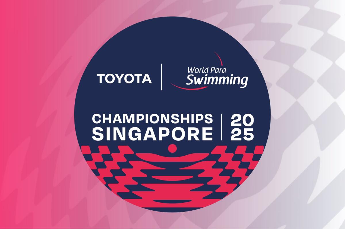 Logo of the Toyota World Para Swimming Championships Singapore 2025