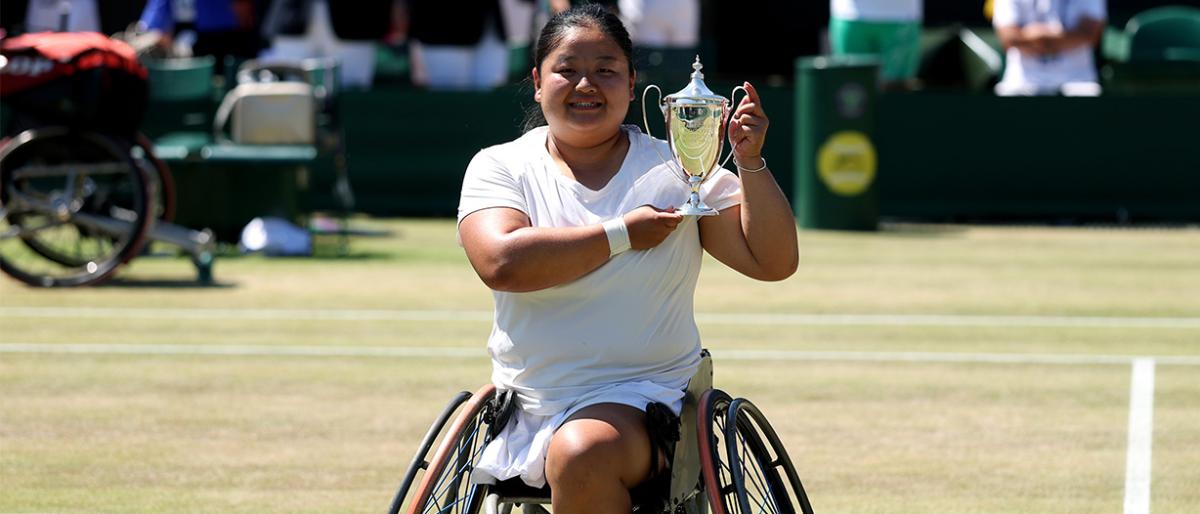 Wang becomes China's first Grand Slam singles champion