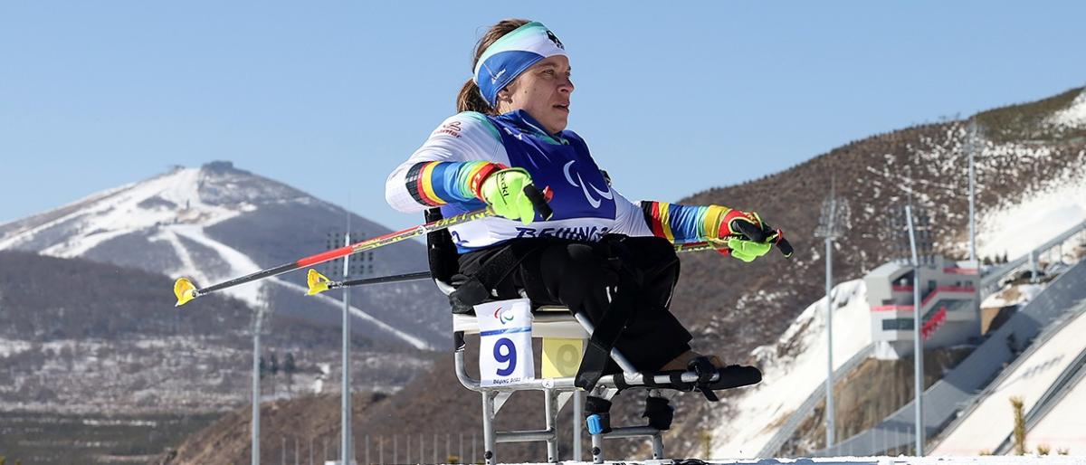 Germany’s Anja Wicker training to race like the wind
