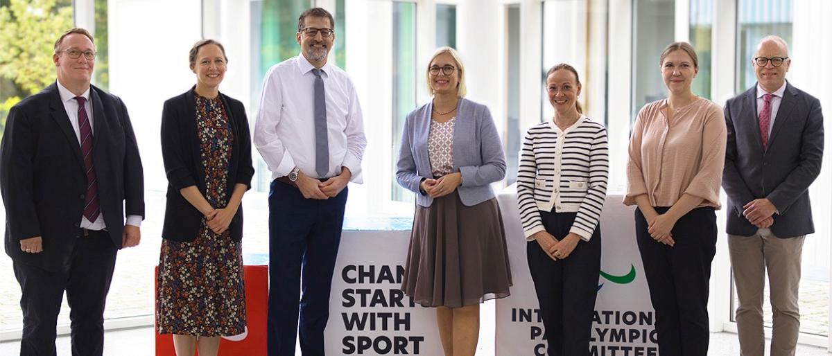 Germany's new State Minister for Sport and Volunteering visits IPC Campus