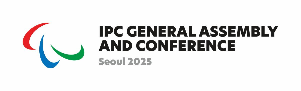 A graphic featuring IPC's Agitos logo and the words "IPC General Assembly and Conference Seoul 2025"