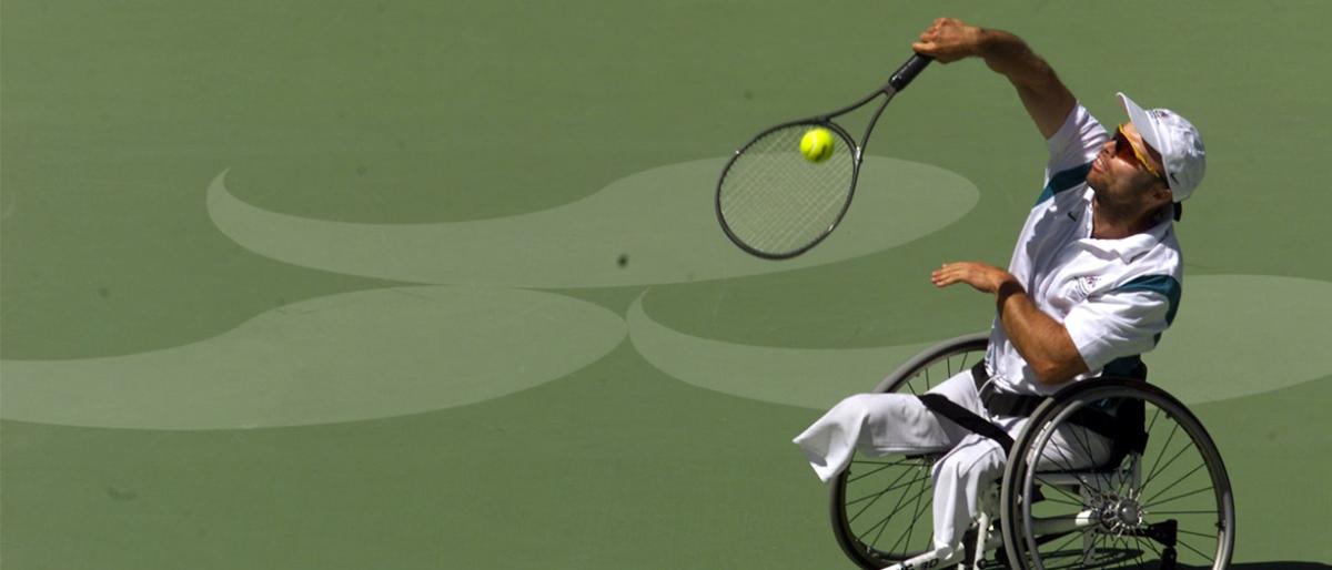 Wheelchair tennis legend David Hall celebrates 25 years since Sydney 2000