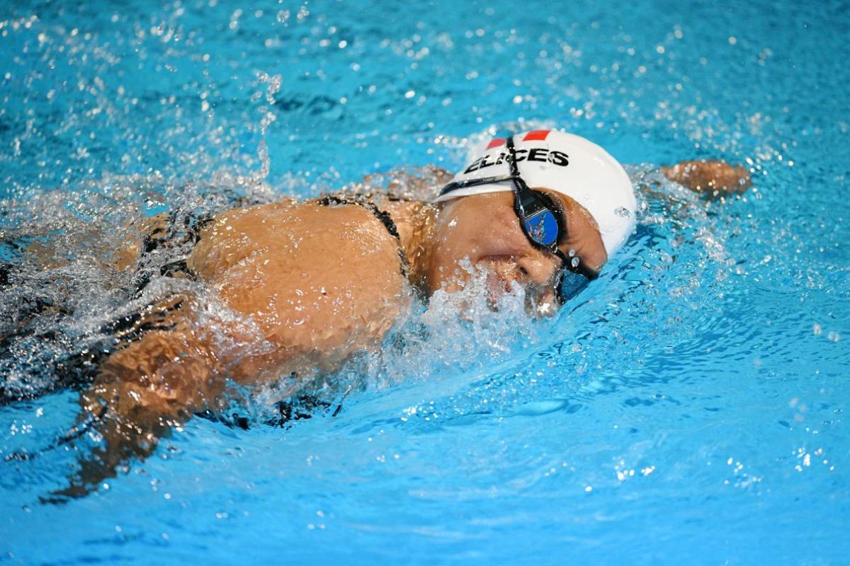 An athlete in action