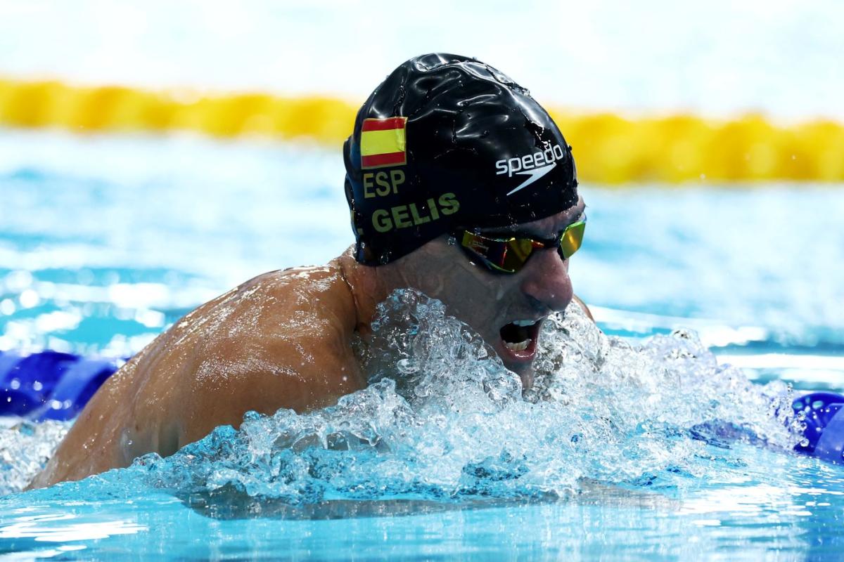 An athlete in action