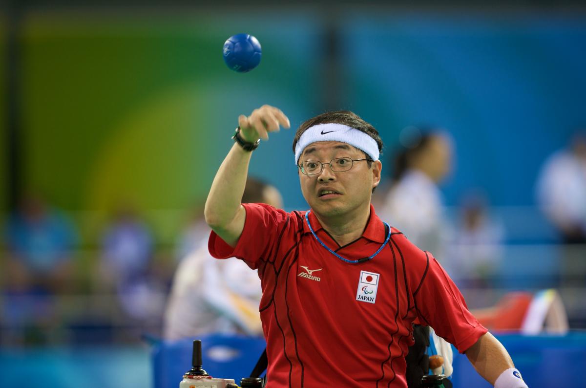 Japanese Boccia Player Japanese Boccia Player