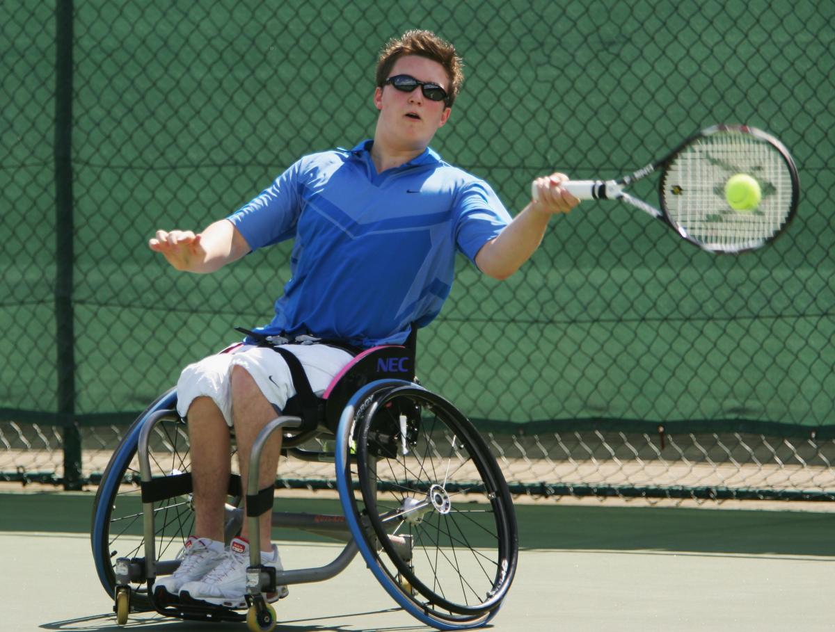 Gordon Reid Reid in action