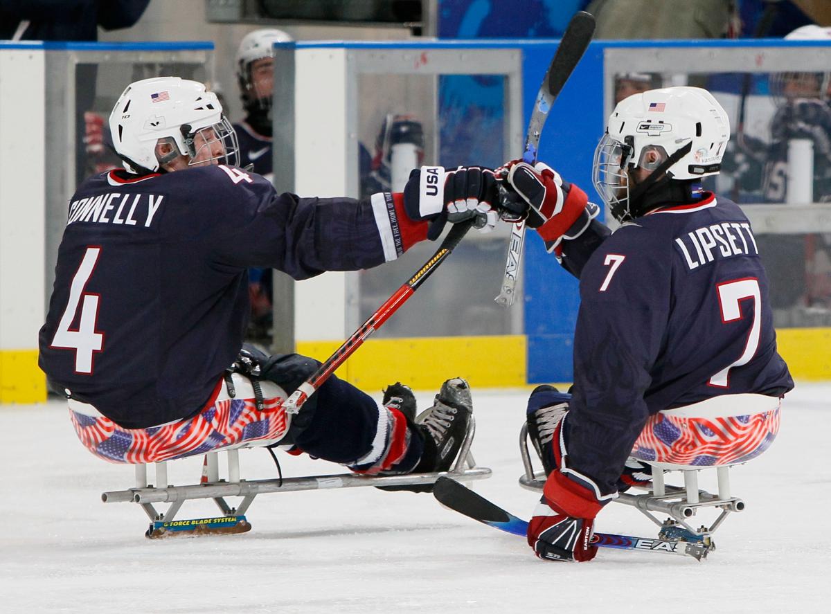 US Ice Sledge Hockey Team Vancouver 2010