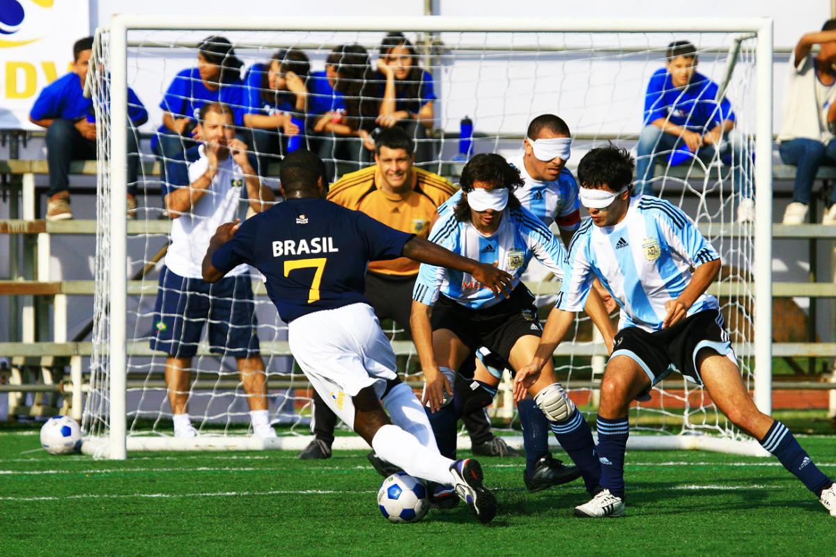 Brazil's player Jefinho in action