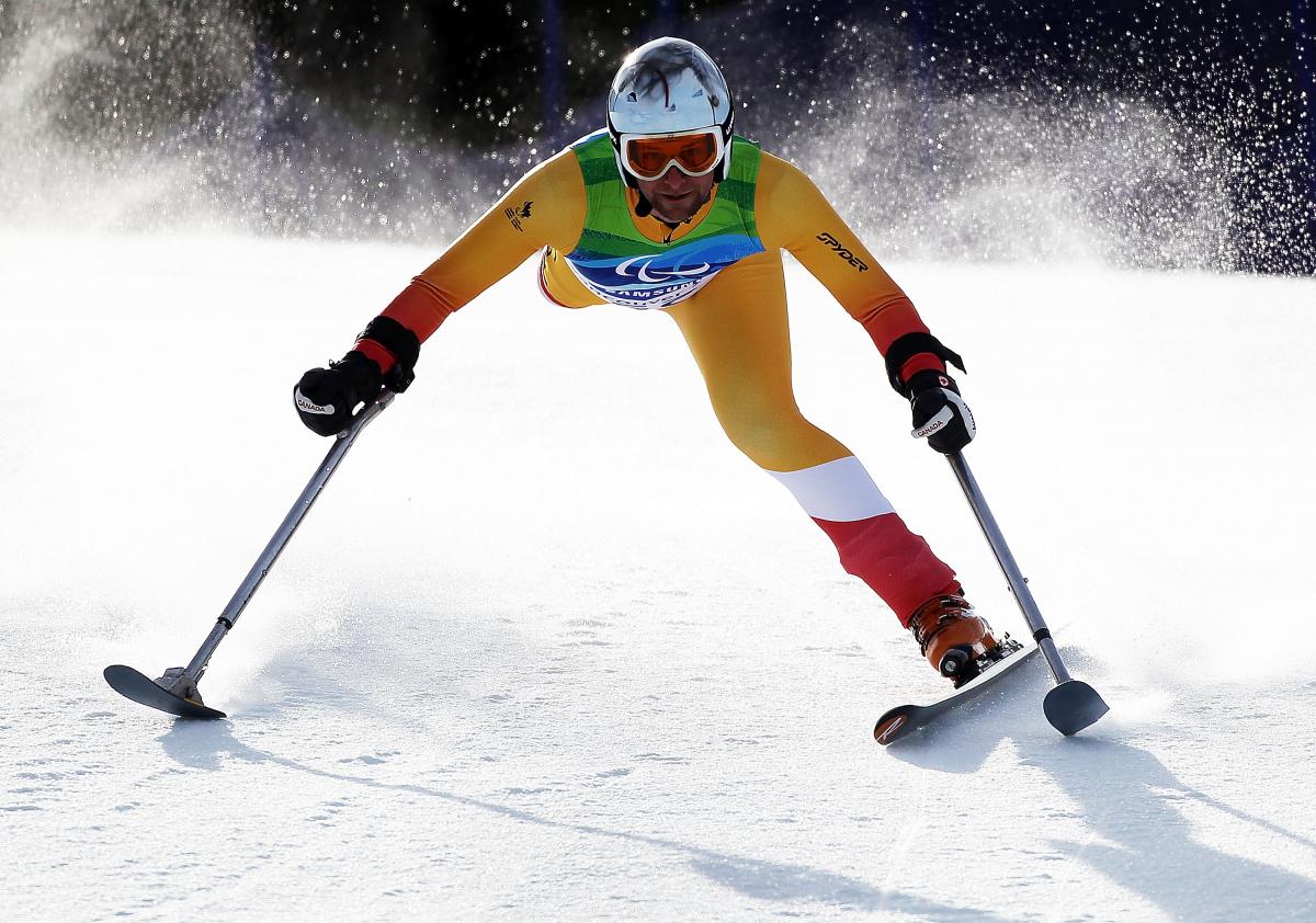 Matt Hallat (CAN) in action at the 2010 Vancouver Games