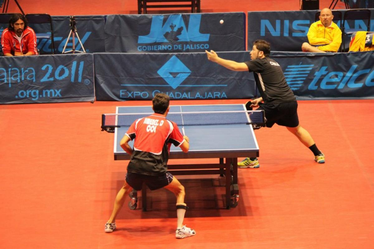 Table Tennis at the Parapans - Chile vs Colombia