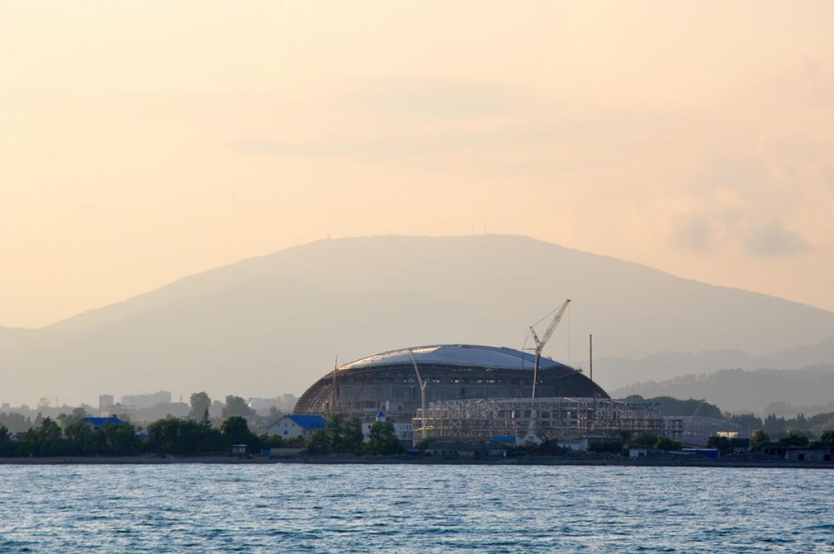 Sochi 2014 Ice Dome - Constructions in progress