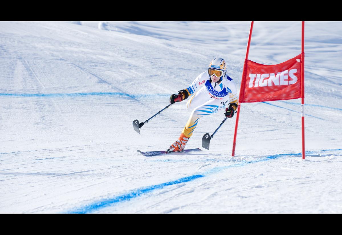 IPC Alpine Skiing Europa Cup in Tignes France. 