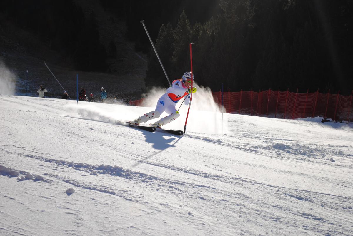 Italy's Melania Corradini in La Molina