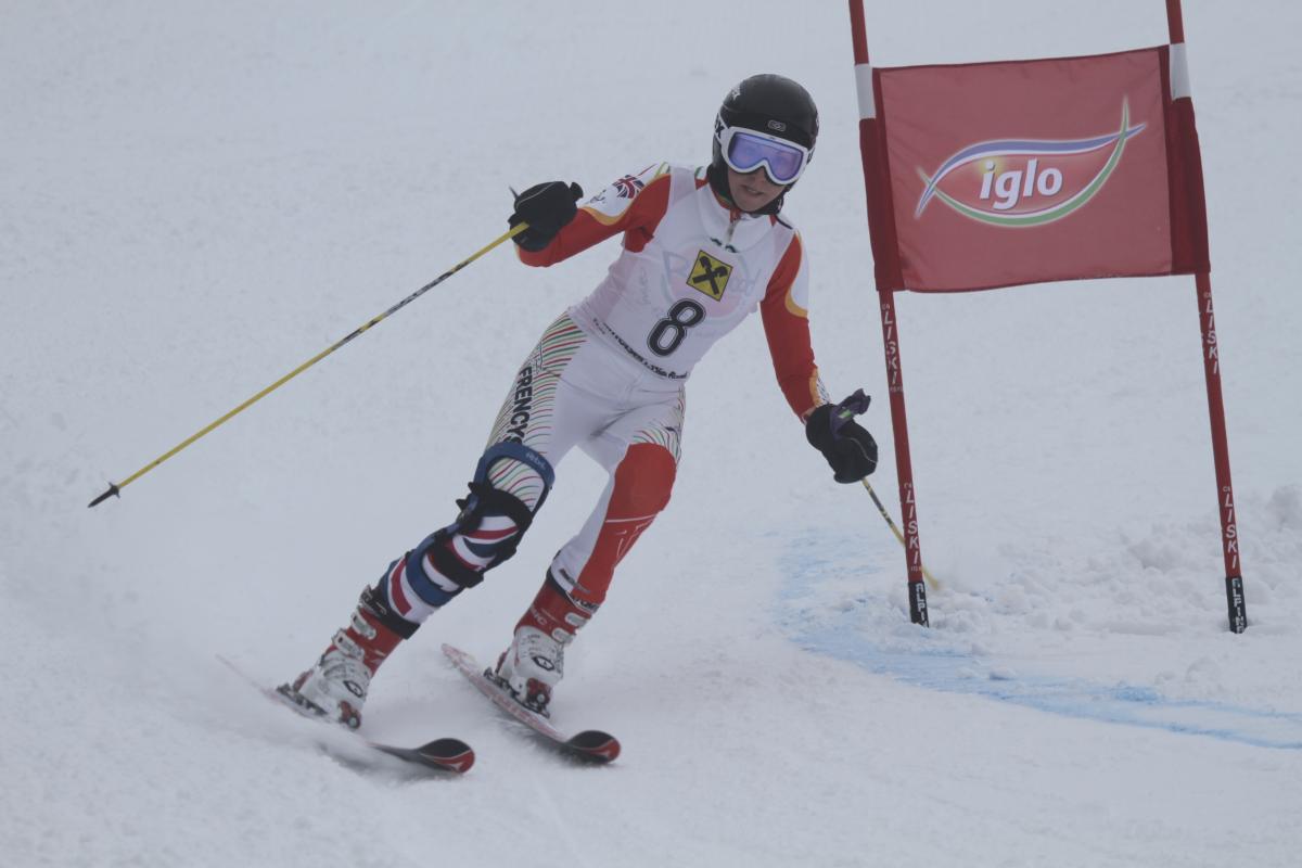 Great Britain's Heather Mills debuted in the 2011-12 ski season