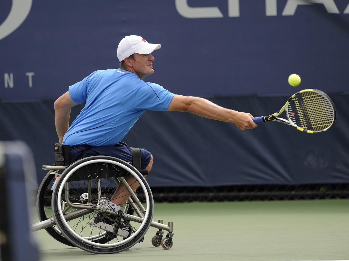 Jon Rydberg in action at the 2010 US Open